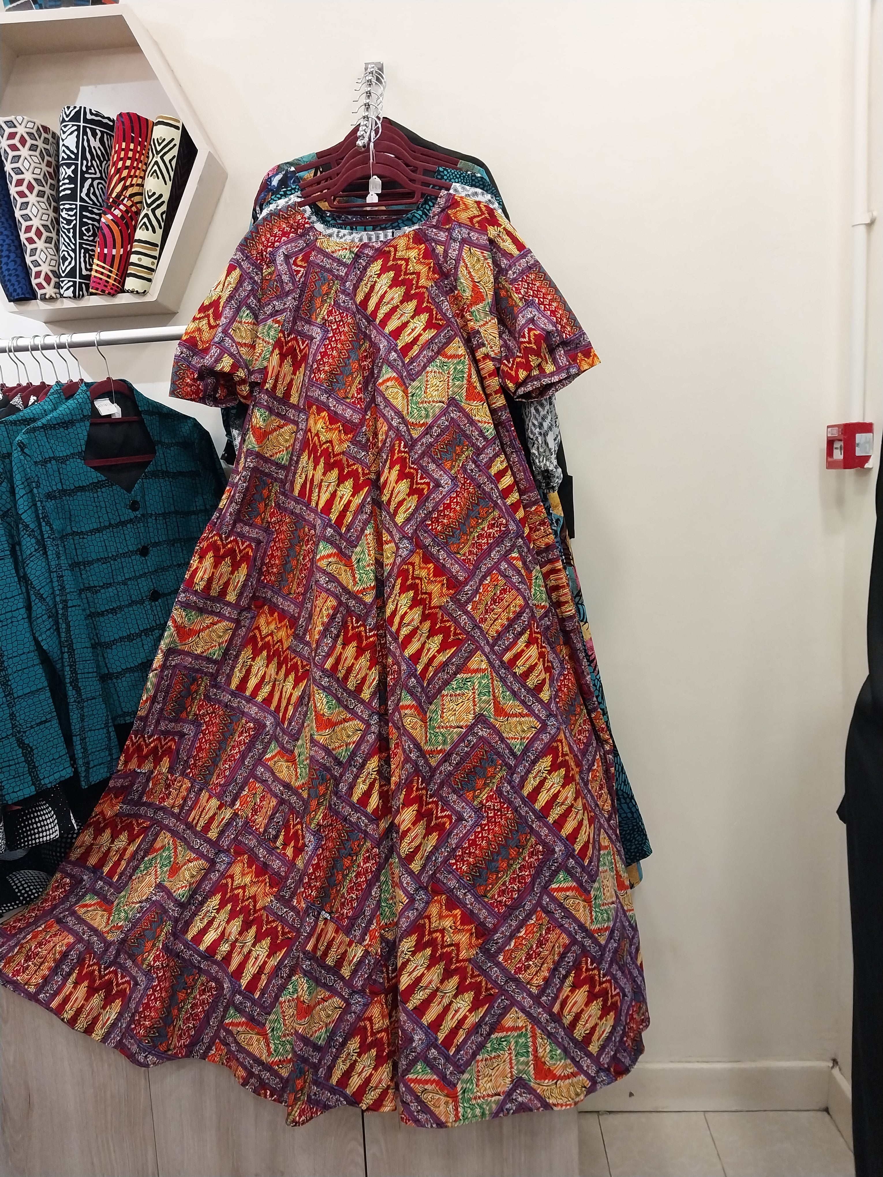 Kitenge Tent Dress – Flowing Comfort with Bold African Elegance