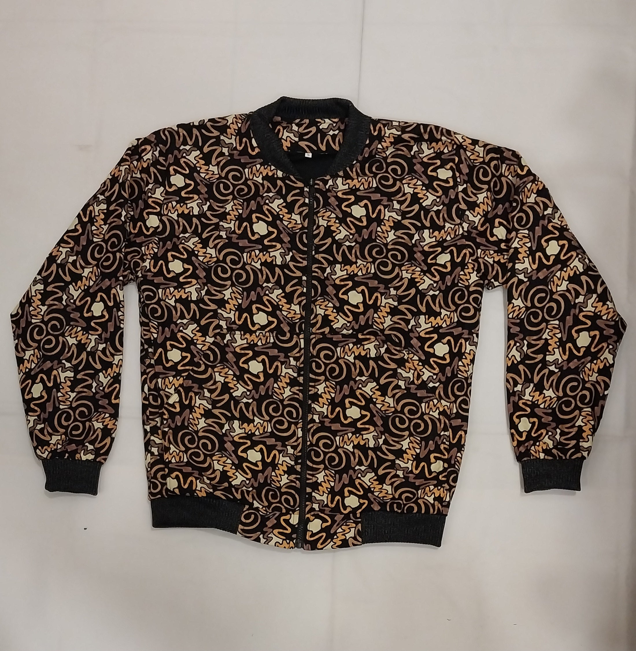 Kitenge Bomber Jacket - African Print Streetwear Jacket