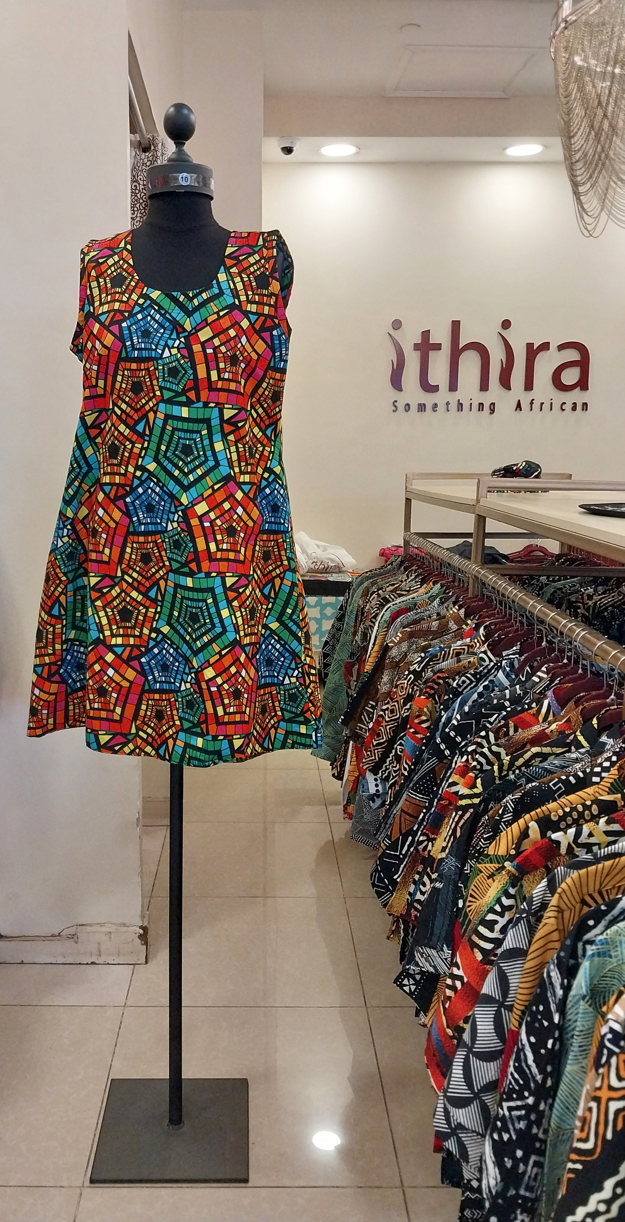 Multicoloured Geometric Sleeveless Knee-Length Dresses – Effortless Style Meets Everyday Comfort