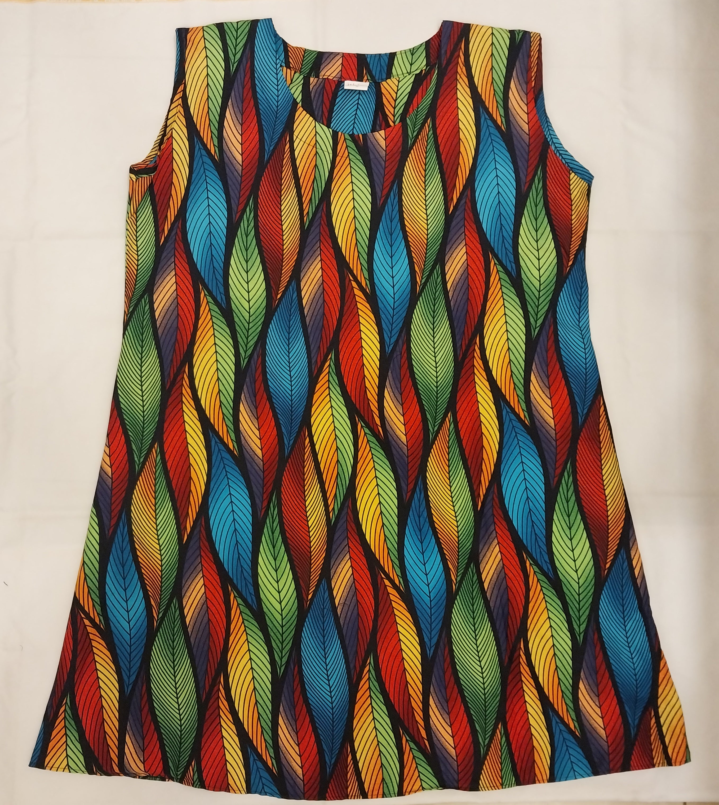 Multicoloured Floral  Sleeveless Knee-Length Dresses – Effortless Style Meets Everyday Comfort