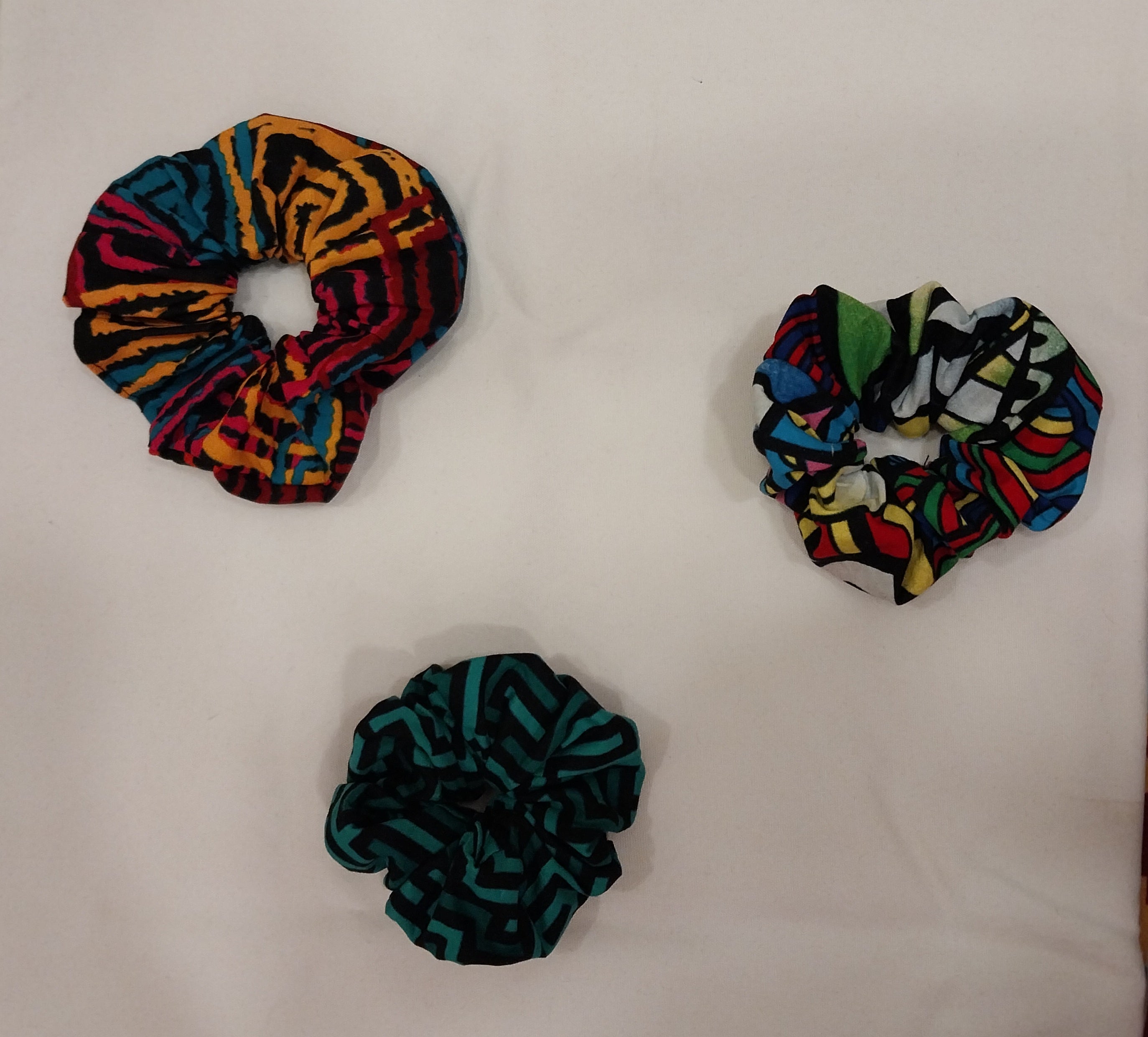 Kitenge Scrunchies - African Print Hair Accessories