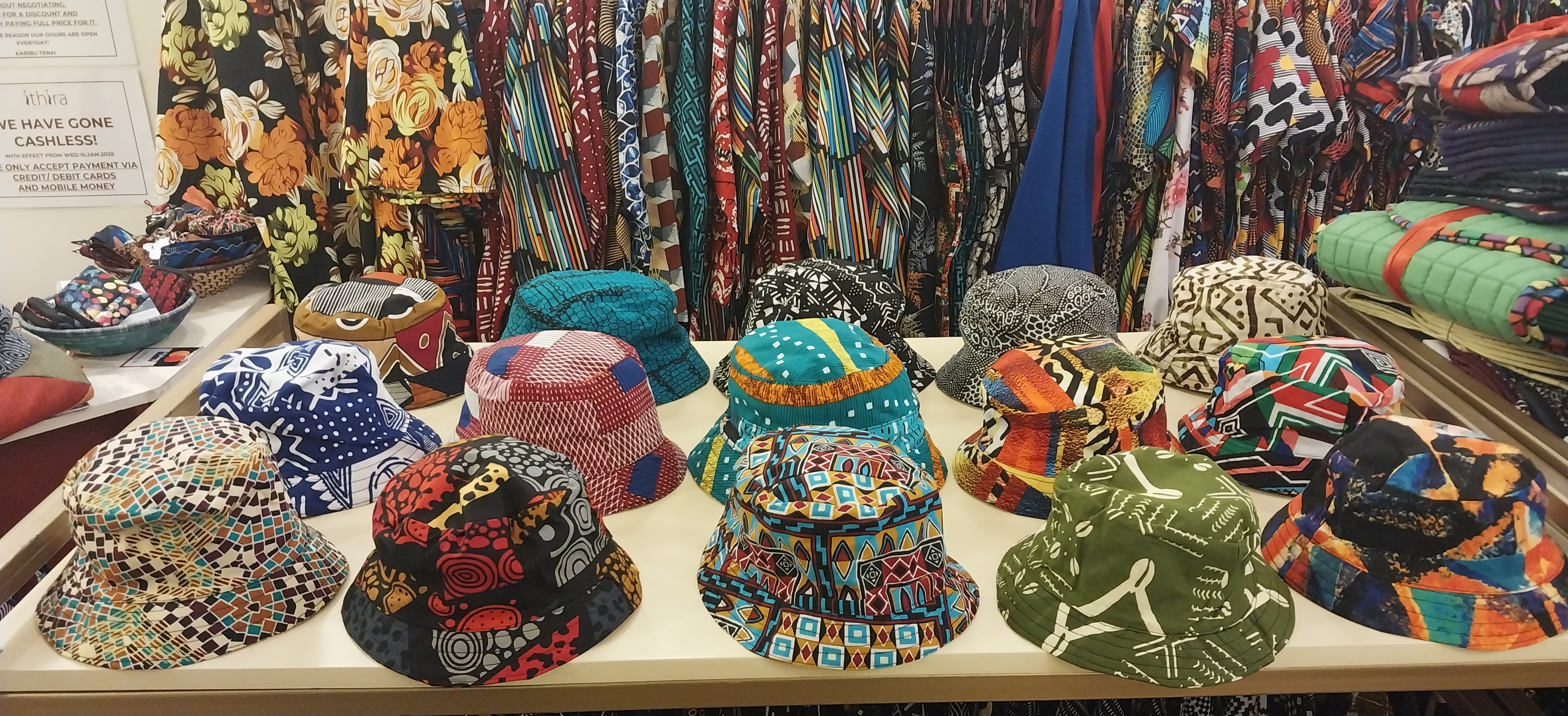 Kitenge Bucket Hat - African Print Cotton Hat
