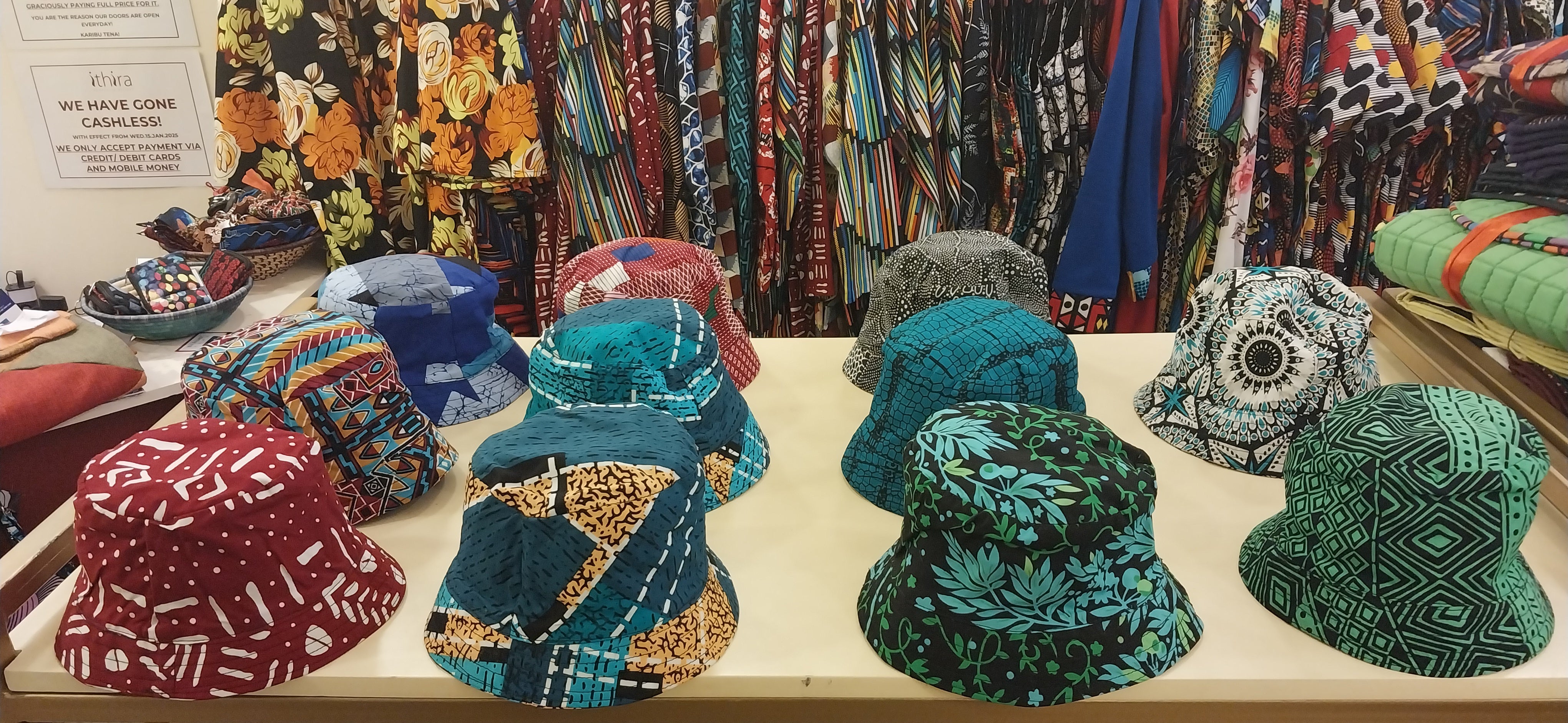 Kitenge Bucket Hat - African Print Cotton Hat