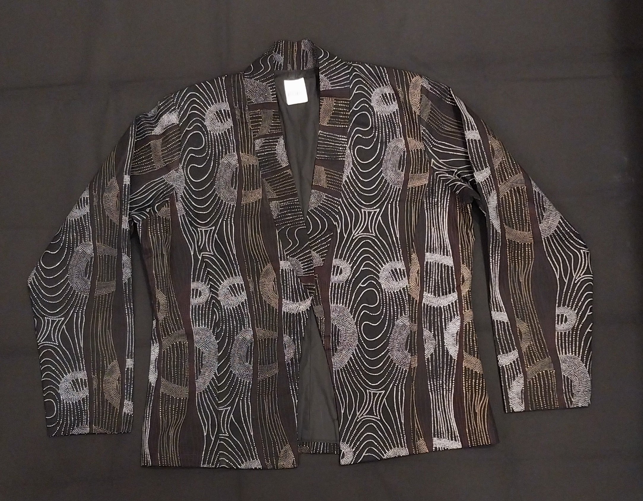 Black African Print Kitenge Blazer - Bold Corporate Jacket