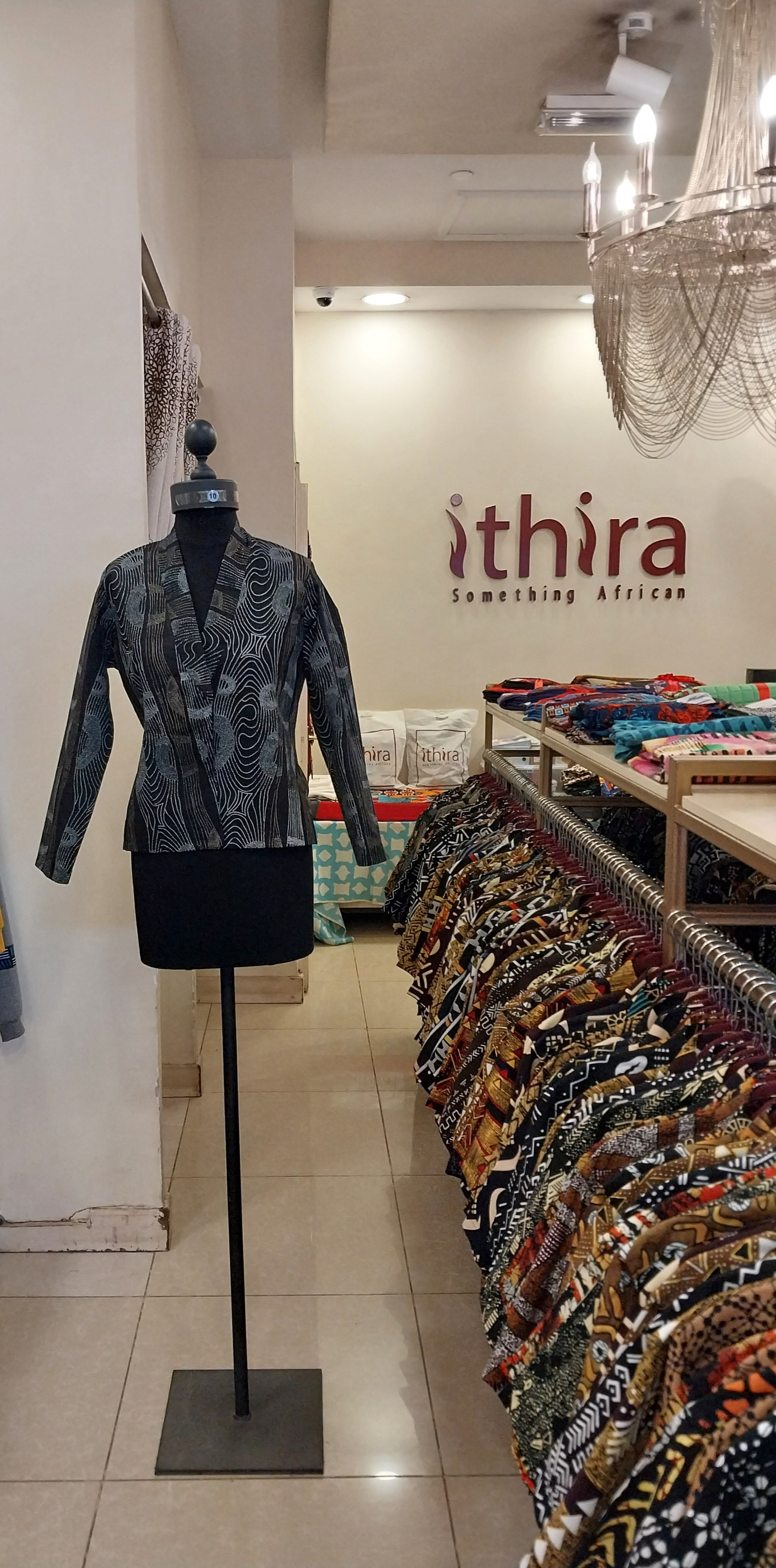 Black African Print Kitenge Blazer - Bold Corporate Jacket