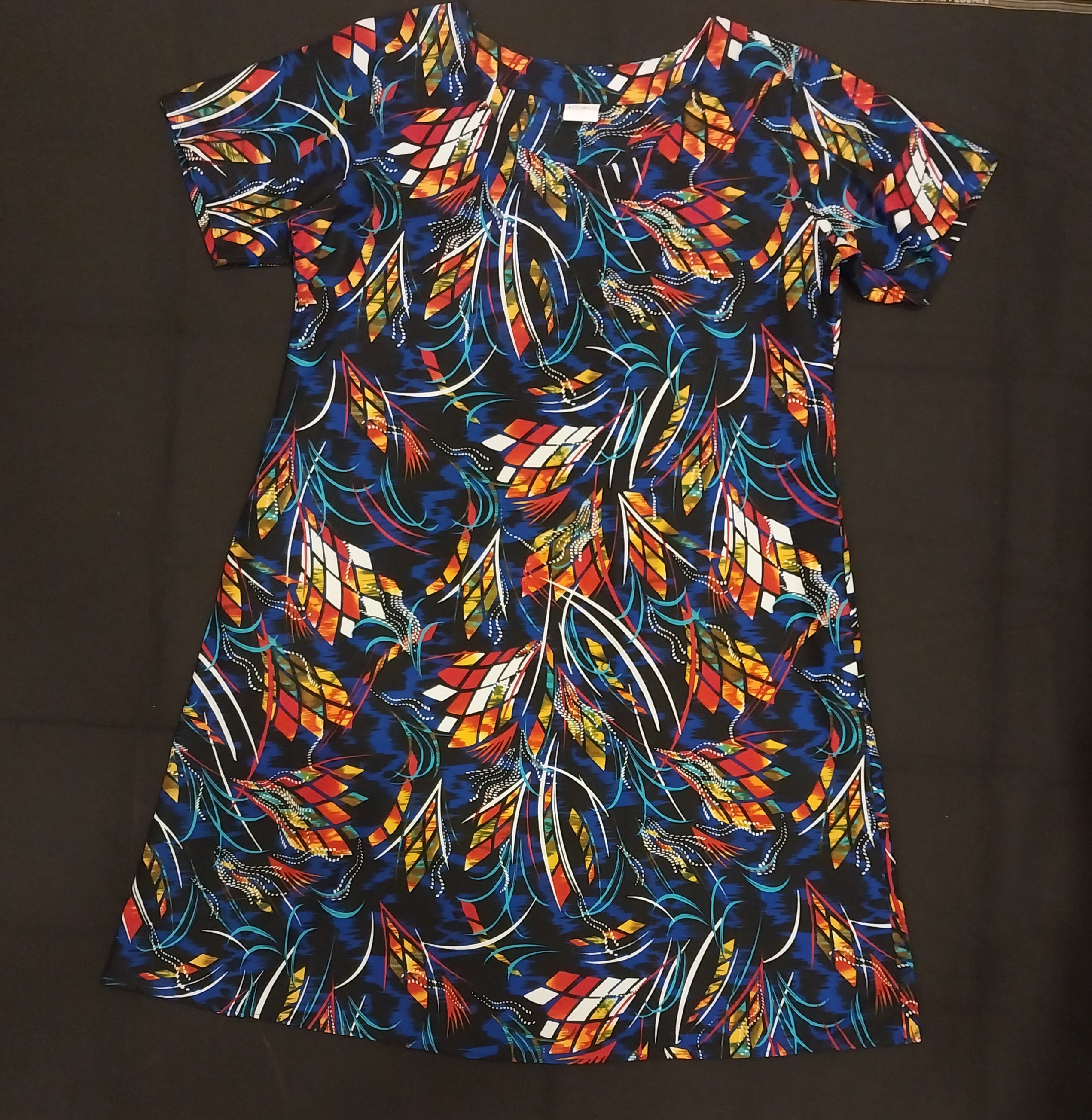 Blue Floral Sleeved Knee-Length Dresses – Effortless Style Meets Everyday Comfort