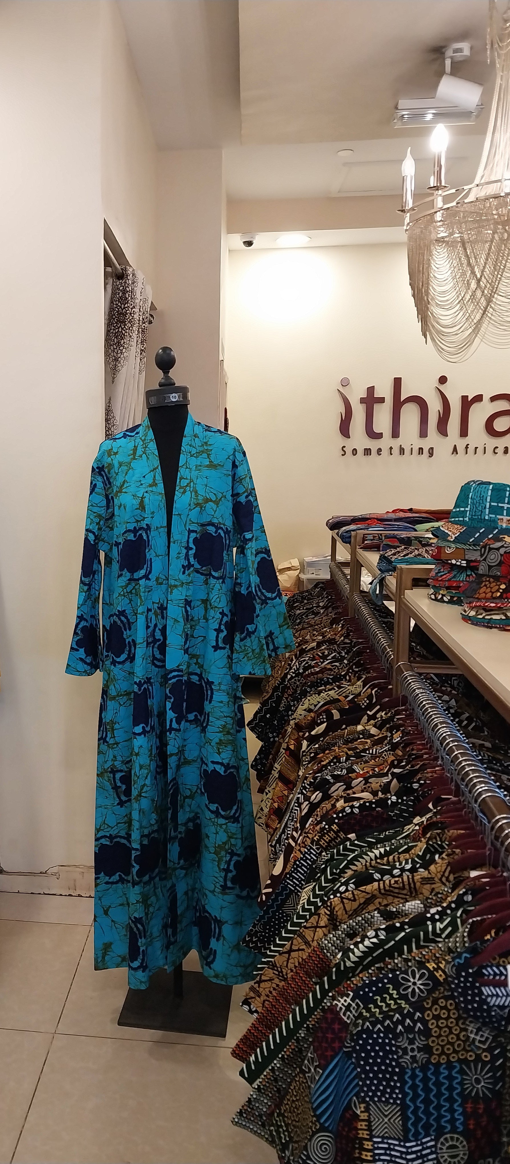 Blue Kimono Floor-Length Dress-Elegant Long Kimono Maxi for Every Occasion