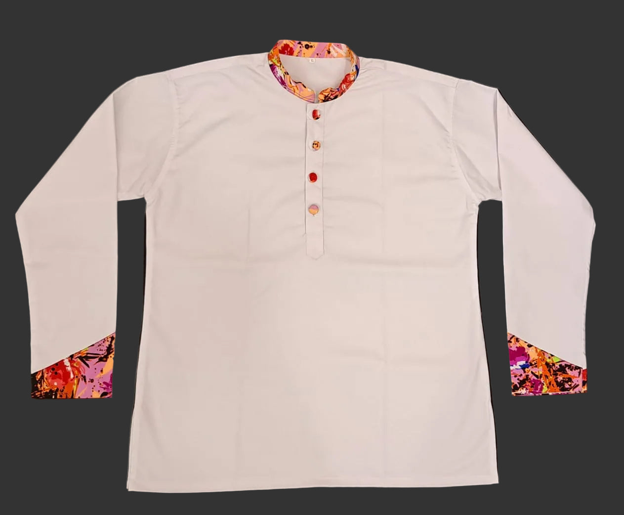 White Minimalist Office Collar Shirt - Men's Short Sleeve Button-Down Shirt