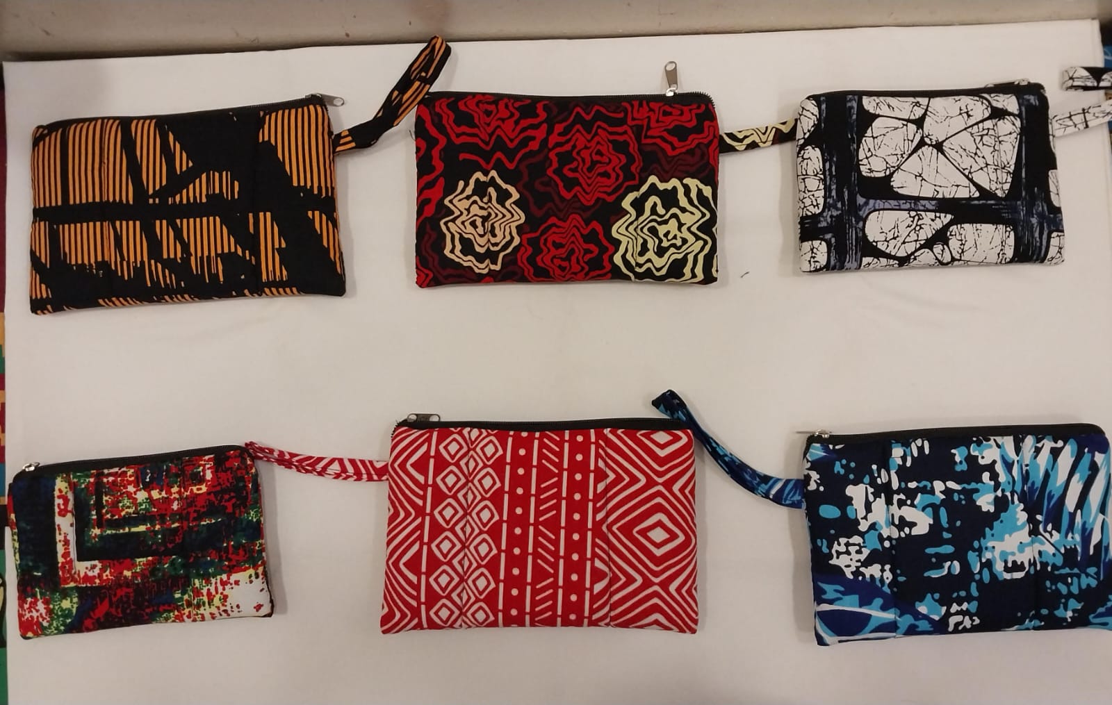 Kitenge Pouches – Handmade African Print Zip Pouches